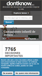 Mobile Screenshot of dontknow.net