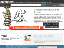Tablet Screenshot of dontknow.net